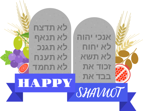 Holiday Blessings In Yeshua, - Shavuot Png (500x412), Png Download