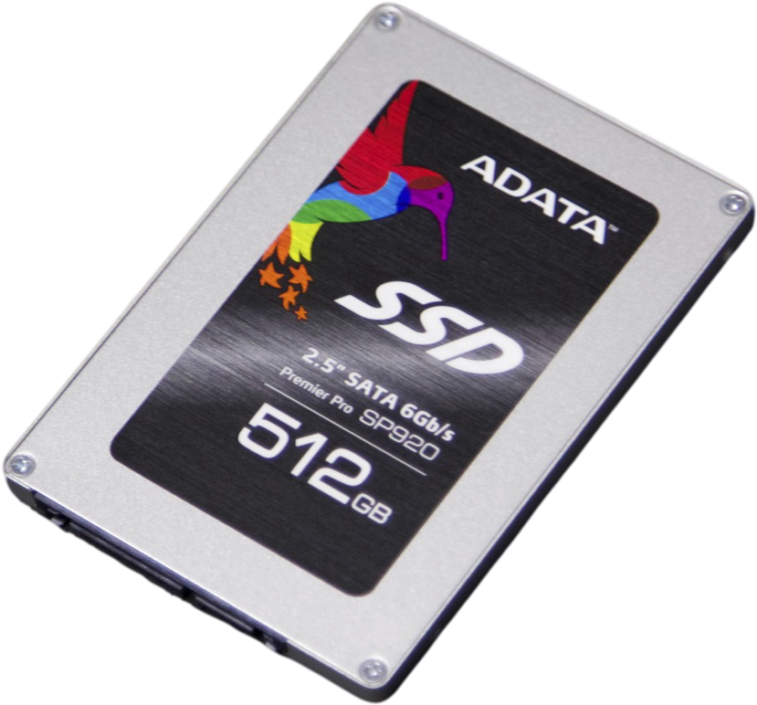 Featured Clipped Rev - 512gb Adata Premier Pro Sp920 2.5" Ssd (1023x819), Png Download