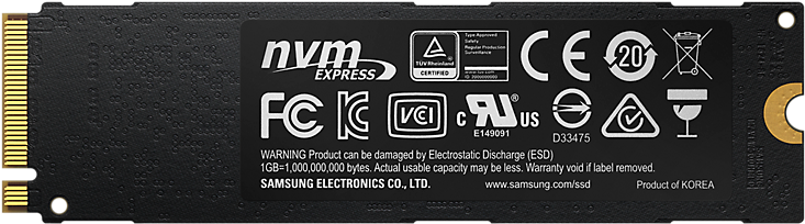 Samsung 960 Evo 500gb 22x80mm Pcie M 2 Nvme Masaustu - Samsung 970 Evo 2tb (802x802), Png Download