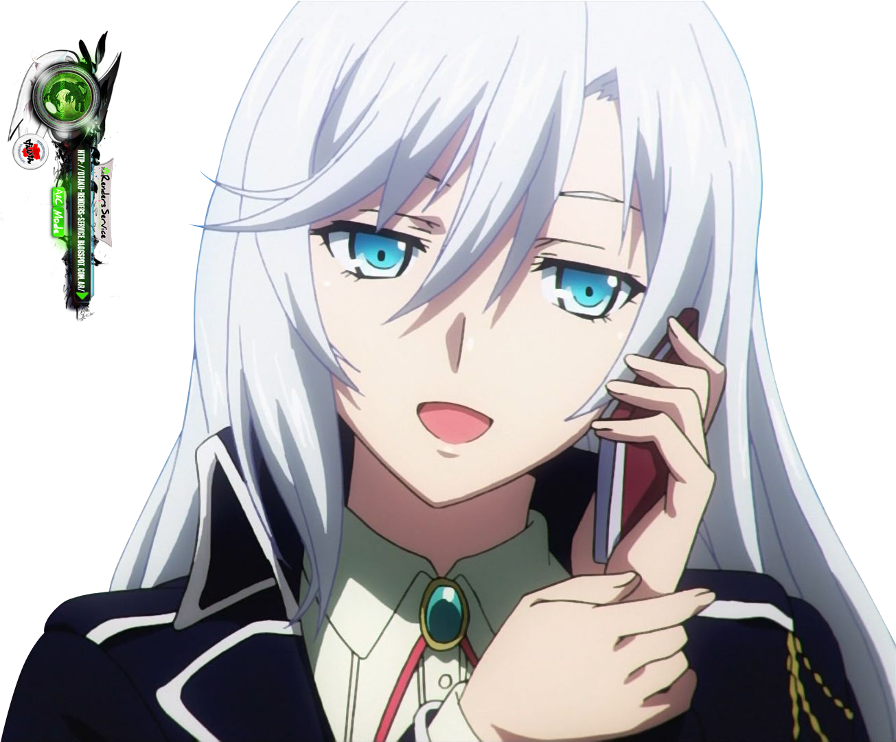 Yistrike The Blood Rihavein La Folia Cute Calling Render - Strike The Blood Sayaka Hot (1384x1080), Png Download