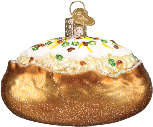 Baked Potato Christmas Ornament - Old World Christmas Just Married Fine White Limo Christmas (582x582), Png Download