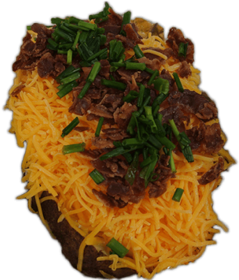 Classic Baked Potato - Spuds Your Way (515x400), Png Download