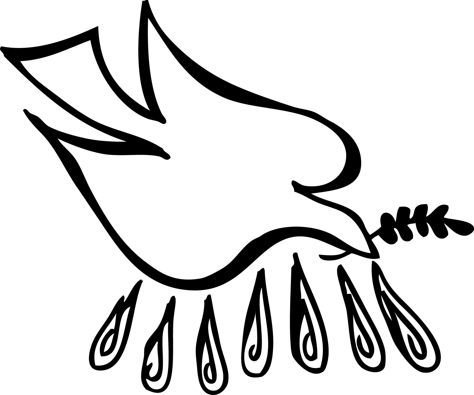 Spirit Clipart - Drawing (1587x1325), Png Download