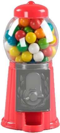 Gumball Machine Toy Bank - Gumball Machine (600x600), Png Download