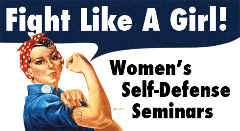 Fight Like A Land Girl - Womens Self Defense (490x269), Png Download