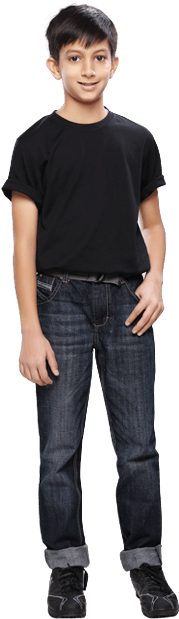 The Stylist - Standing Boy Png (300x750), Png Download