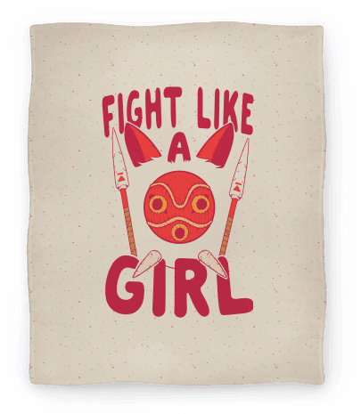 Blanket50fl Whi Z1 T Fight Like A Girl San Parody - Fight Like A Girl San Parody Tote Bag: Funny Tote Bag (484x484), Png Download