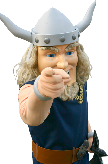 Vikingswantyou - Mascot (500x701), Png Download