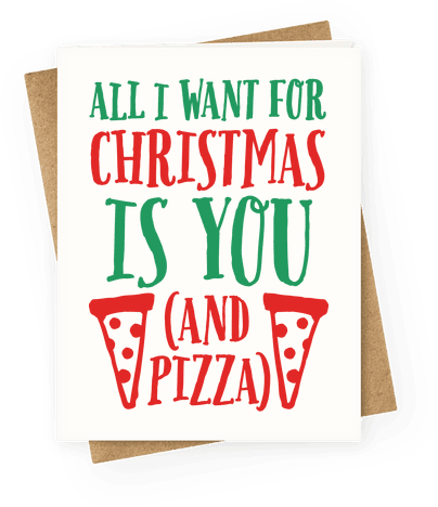 All I Want For Christmas Is You Greeting Card - Am On A Curiosity Voyage (484x484), Png Download