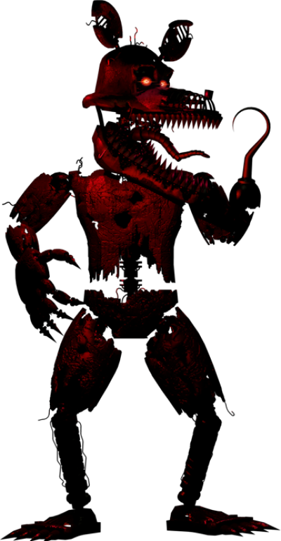 Nightmare Foxy - Imágenes De Nightmare Foxy (372x715), Png Download