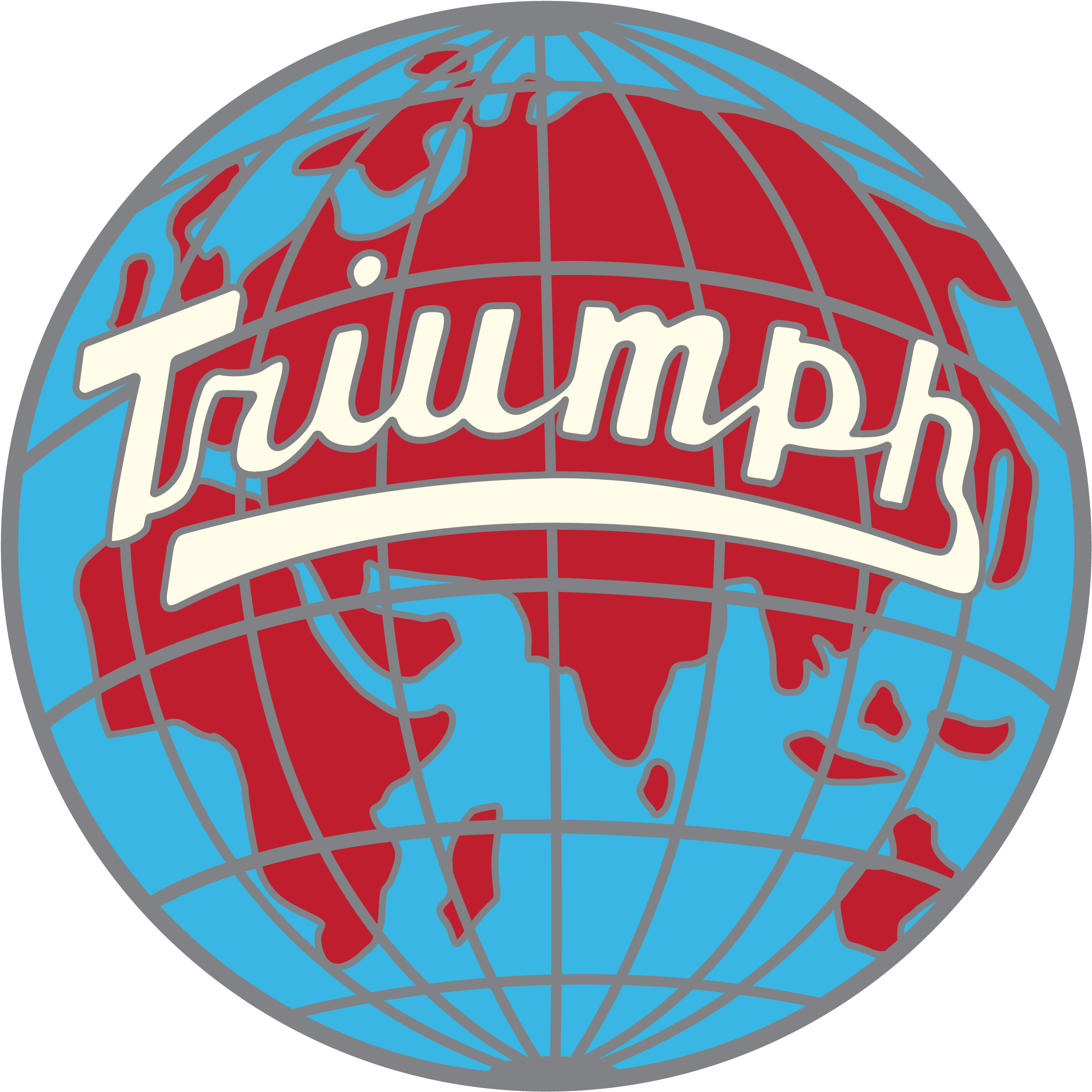 Jpg - Triumph Globe Sign (3000x3000), Png Download