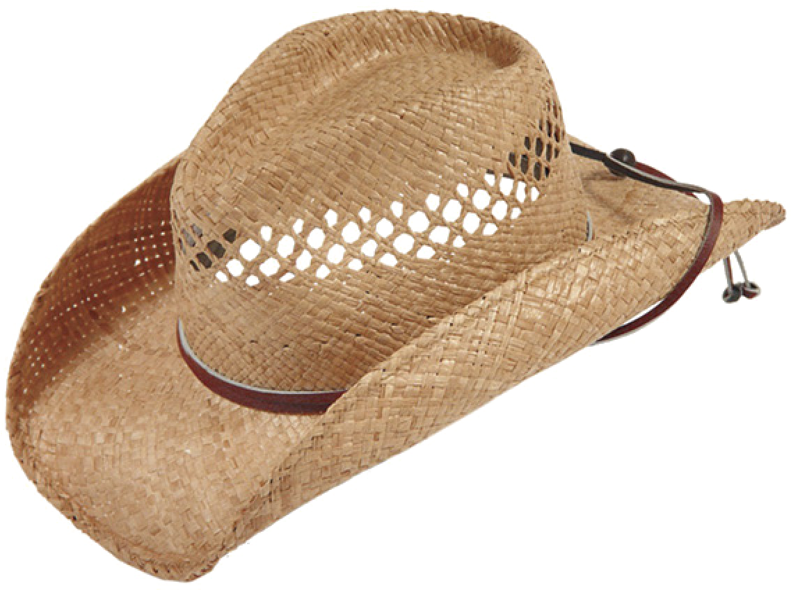 Cowboy Hat Transparent - Stetson Bridger Straw Hats (1200x1200), Png Download