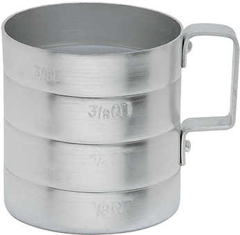 Crown Brands, Llc 6150 Measuring Cups - Bakers Dry Cup Measures 1/1.9l (400x400), Png Download