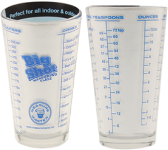 Measure Master Big Shot Measuring Glass 16oz - 16 Oz Measuring Glass (350x350), Png Download