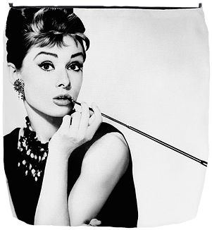 Lady With Cigarette Holder (493x333), Png Download