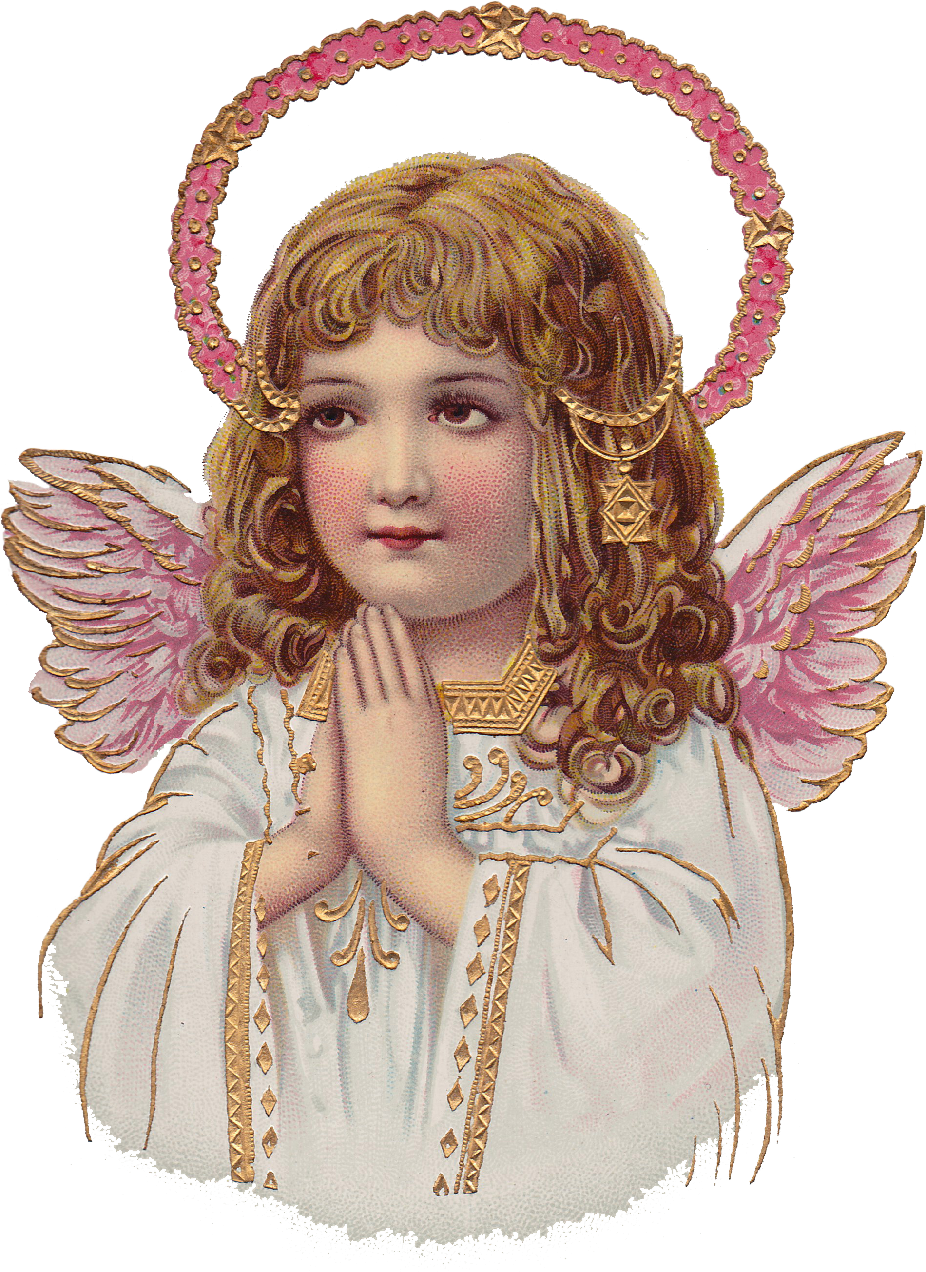 Wings Of Whimsy - Angels Face Of God (1900x2609), Png Download