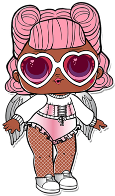 3-011 Angel - Lol Surprise Series 3 Angel (351x479), Png Download
