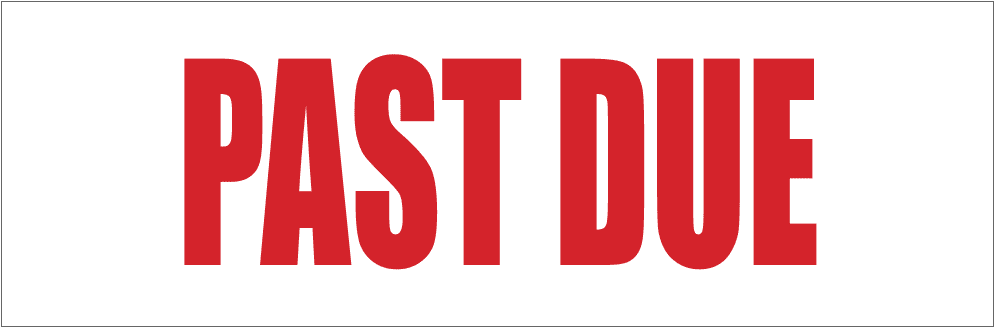 Past Due Stamp - Article Or Blog Post (1000x1000), Png Download