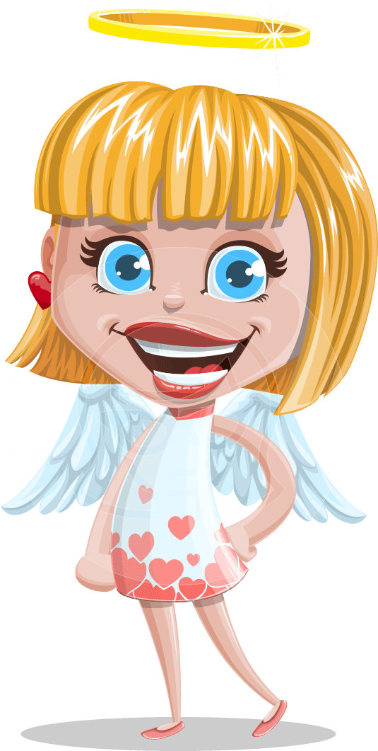 Stella The Shining Angel - Cartoon (957x1060), Png Download