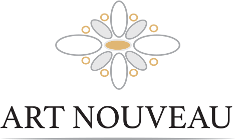 Art Nouveau - Png Art Nouveau Logo (500x300), Png Download