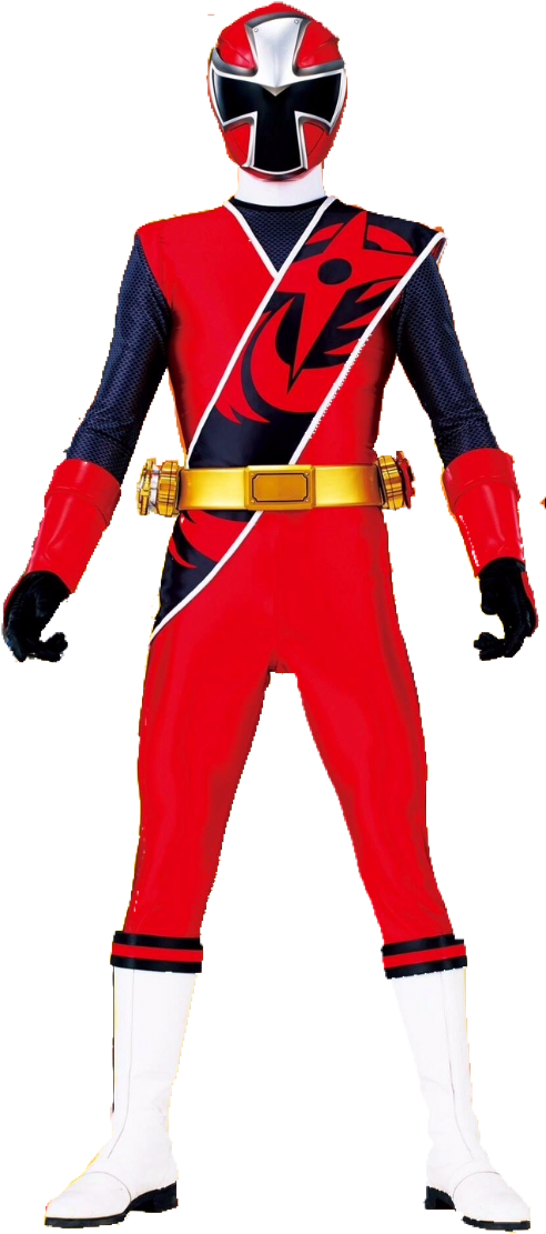 Power Rangers Ninja Steel Red - Red Ninja Steel Ranger (499x1136), Png Download