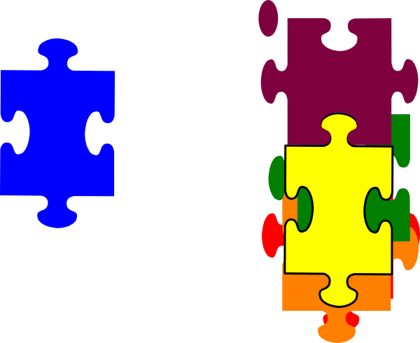 Jigsaw Puzzle Svg Clip Arts 600 X 490 Px (600x490), Png Download