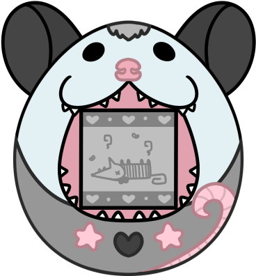 Opossum Tamagotchi - Fur (432x432), Png Download