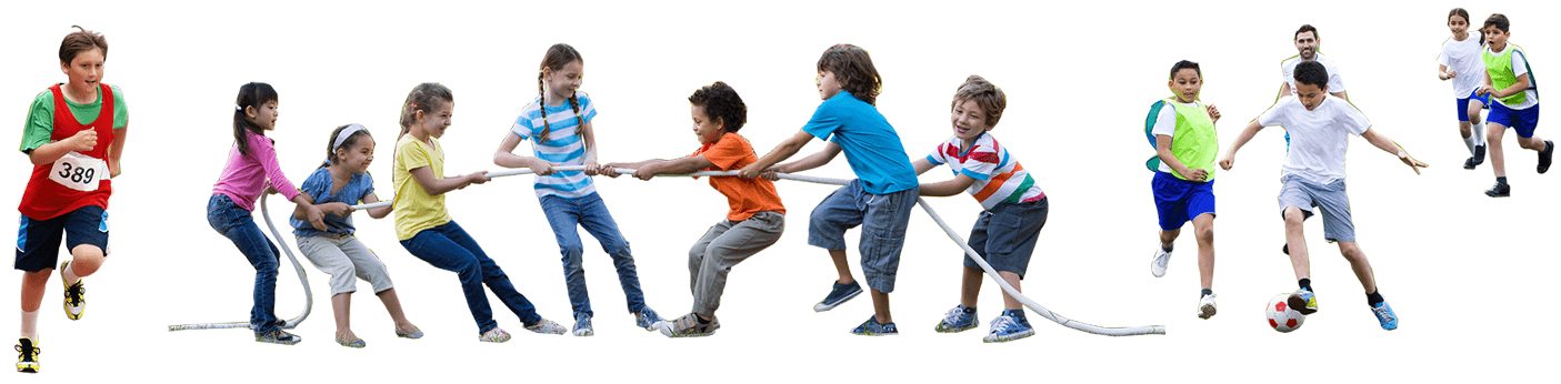 Keeping Kids Busy During School Holidays - Tug Of War Transparent (1700x440), Png Download