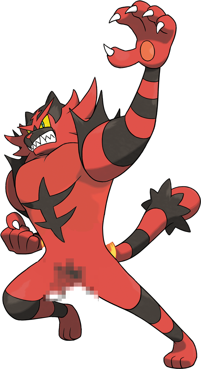 Tiger , - Pokemon Incineroar (1280x1280), Png Download