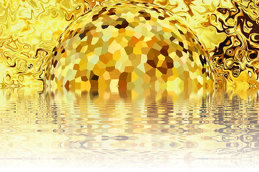 Graphic, Deco, Gold, Isolated, Effect - Graphics (510x340), Png Download