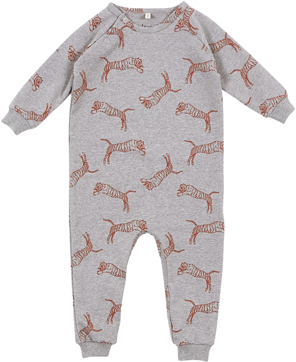 Iglo Indi Jumping Tiger Playsuit - Tractor (960x720), Png Download