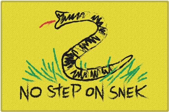 No Step On Snek - Don T Step On Snek (600x600), Png Download