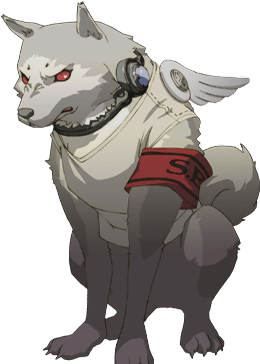 This Is My Favourite One Because He's Angry, He Should - Koromaru Persona 3 Sprite (363x371), Png Download