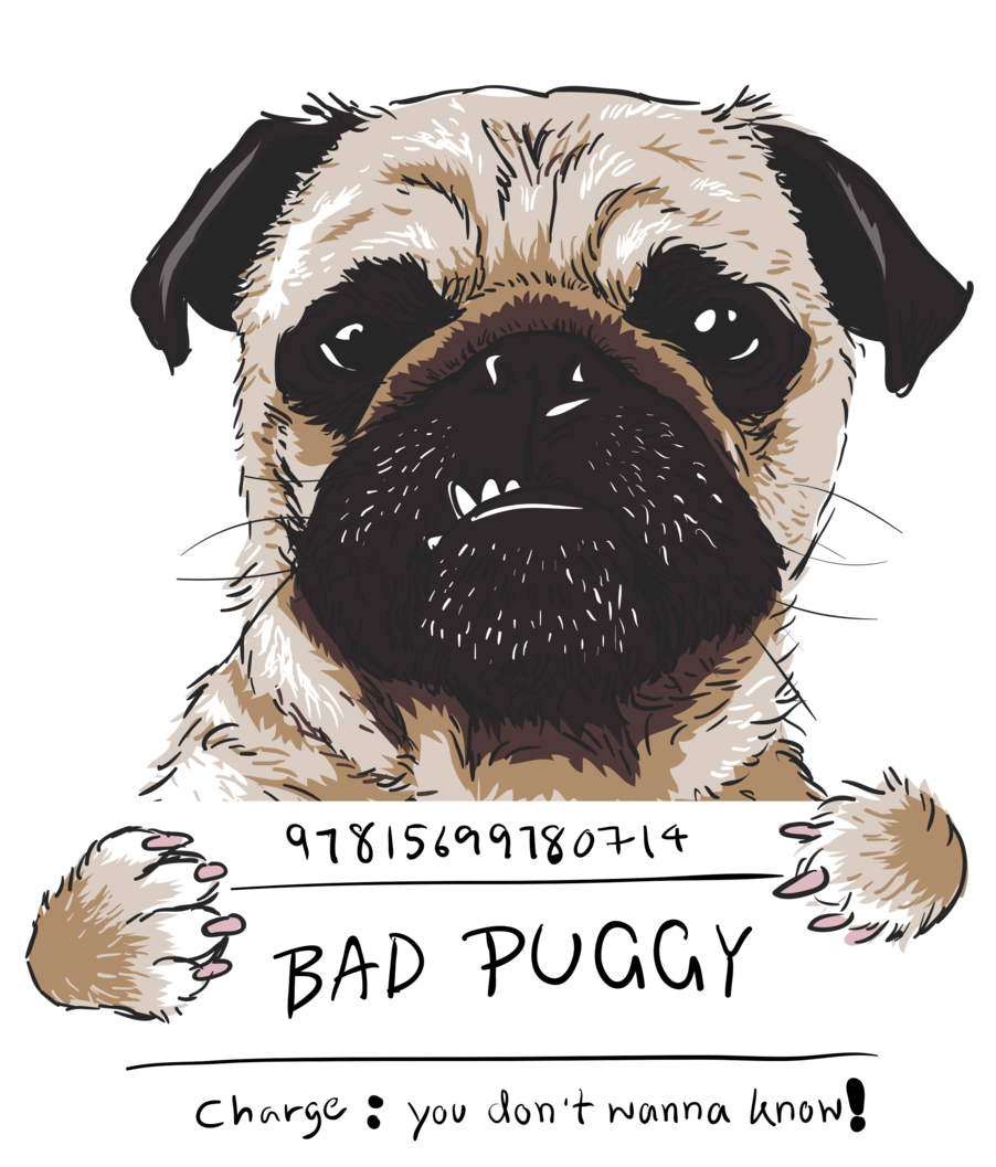 Buddha The Pug Salute (1050x1200), Png Download