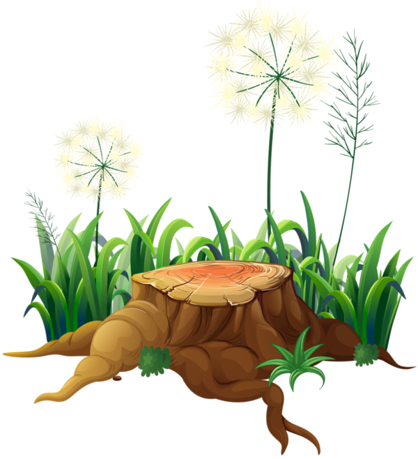 Grass Clipart 19aa183f 600 658 Laminas Pinterest - Illustration Of A Rabbit On A Stump Wit King Duvet (600x658), Png Download
