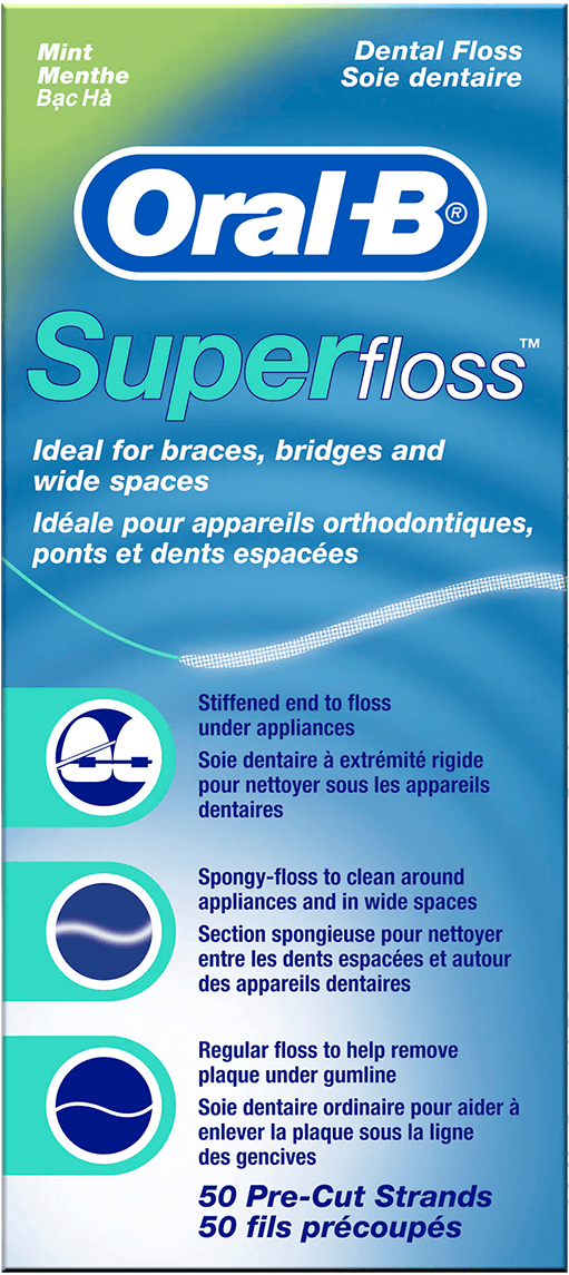 Super Floss Oral B (1200x1200), Png Download