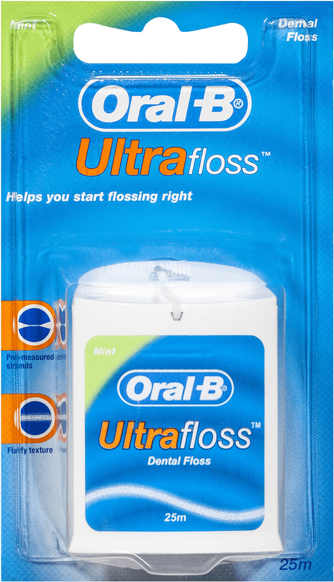 Oral-b Ultra Dental Floss Mint - Oral B Ultra Floss Mint (1200x1200), Png Download