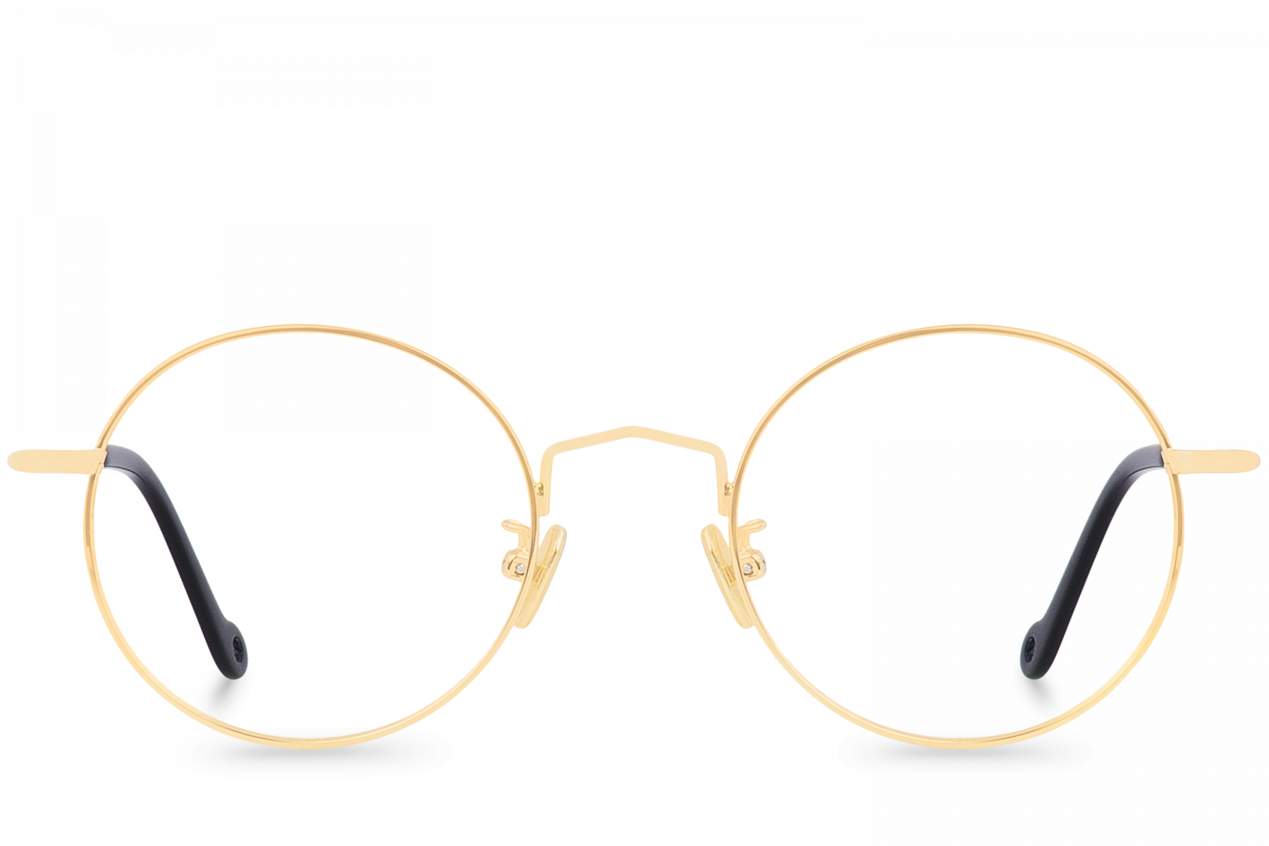 Liam Gold - Gold Glasses Png (1800x1200), Png Download