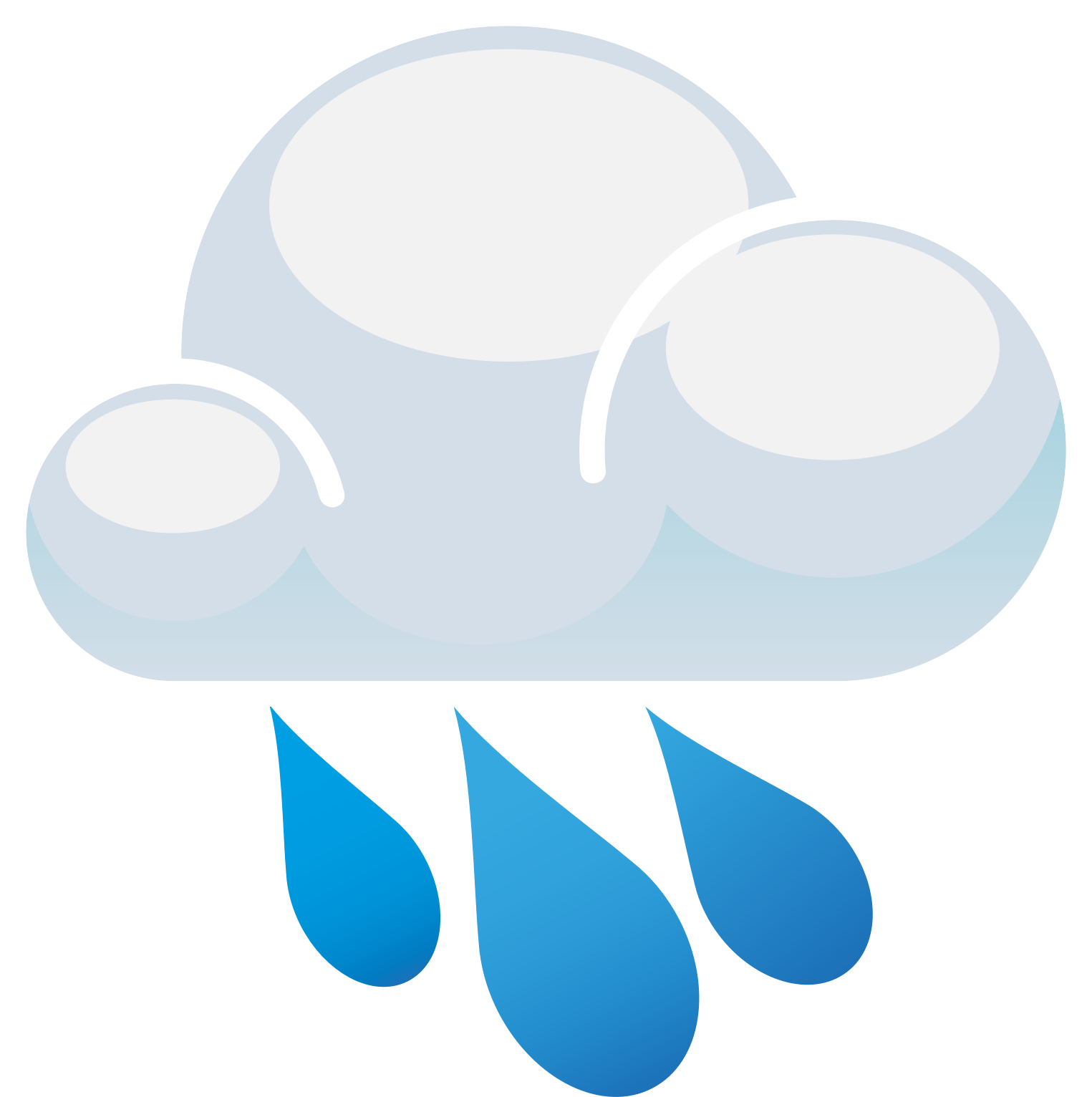 Clip Art Rain Showers Clip Art - Rain Cloud Clipart Png (1525x1532), Png Download