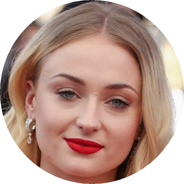 Sophieturner - Blond (600x600), Png Download
