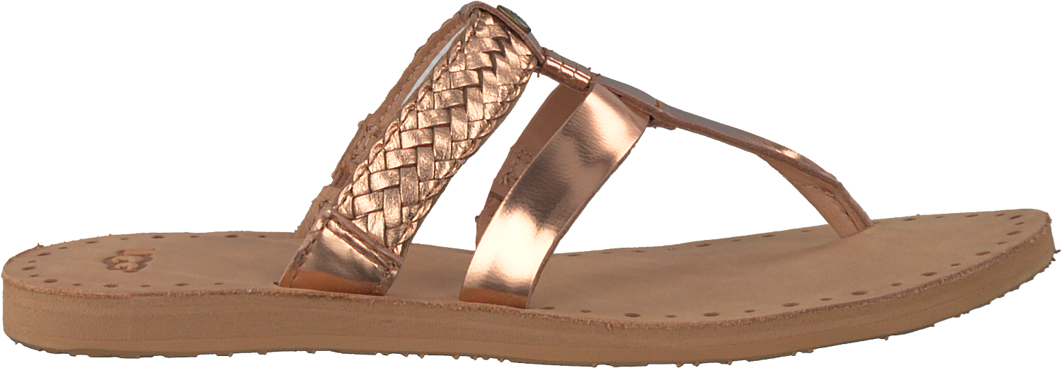 Roze Ugg Cize - Ugg Audra - Sandalen Für Damen - Gold - Größe 41 (1500x535), Png Download