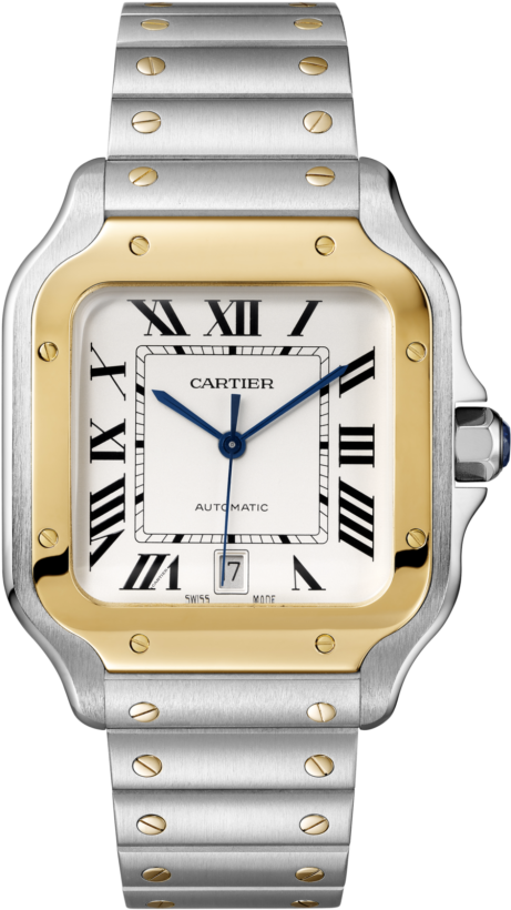 Santos De Cartier - Cartier Santos Watch (616x819), Png Download
