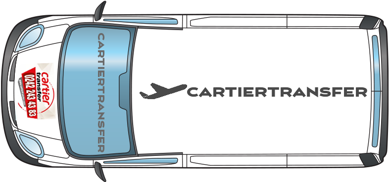 Cartier Transfer - Van Top View Png (800x400), Png Download