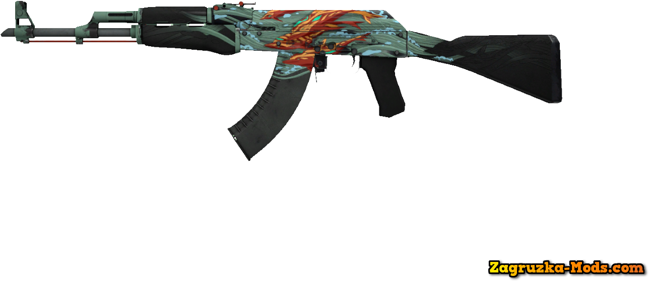 Ak-47 Aquamarine Revenge Skin For Cs - Ak 47 Cs Go Elite Build (1482x834), Png Download