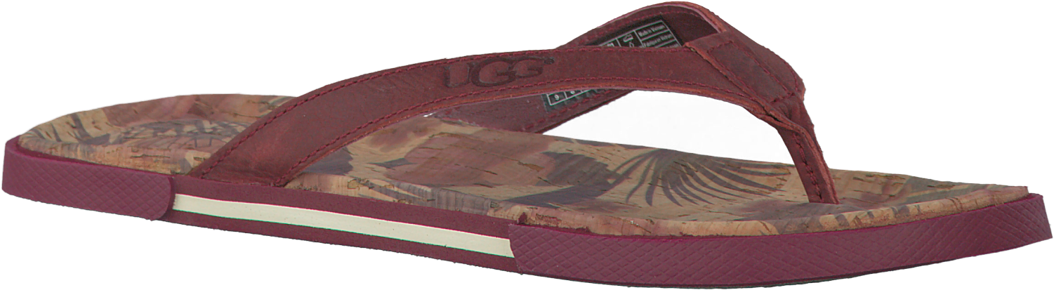 Ugg Bennison - Rode Ugg Slippers Bennison Ii Cork (1500x426), Png Download