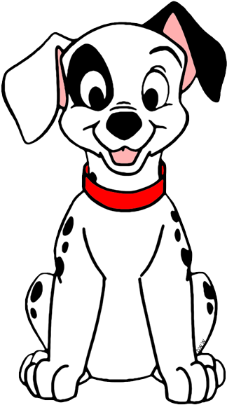 Dalmatians Puppies Clip Art Disney Galore - 101 Dalmatians Patch Coloring Pages (332x584), Png Download