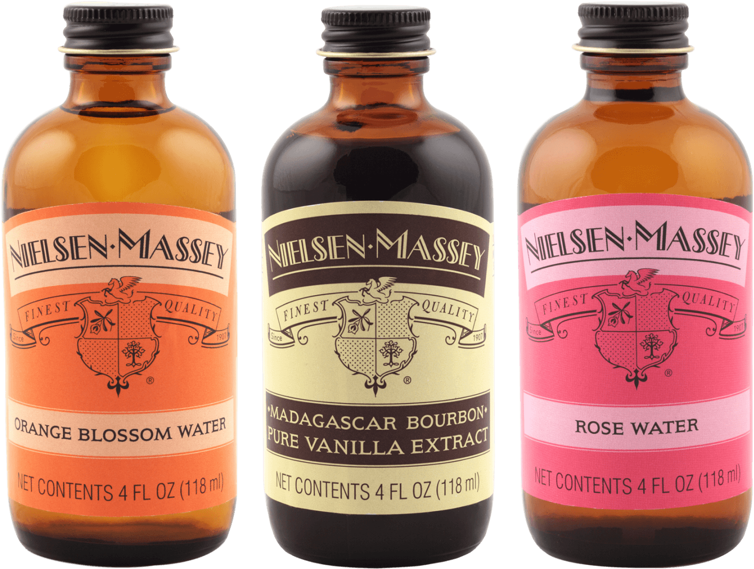 Nielsen-massey Rose Water - 4 Fl Oz Bottle (1800x1800), Png Download