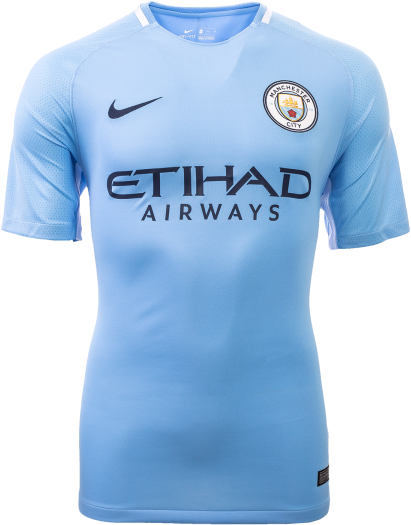 Manchester City Home Jersey 2017/18 - Manchester City 2017 2018 Jersey (600x600), Png Download