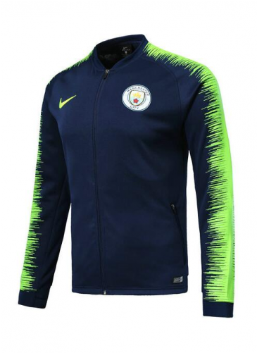 18-19 Manchester City Jacket Navy - Manchester City 2018 19 Jacket (500x500), Png Download