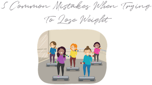 5 Common Mistakes When Trying To Lose Weight - Whiteboard (560x315), Png Download